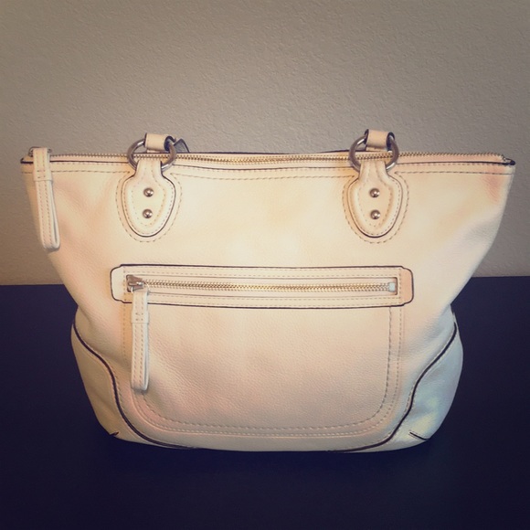 Coach Handbags - White COACH Shoulder Bag